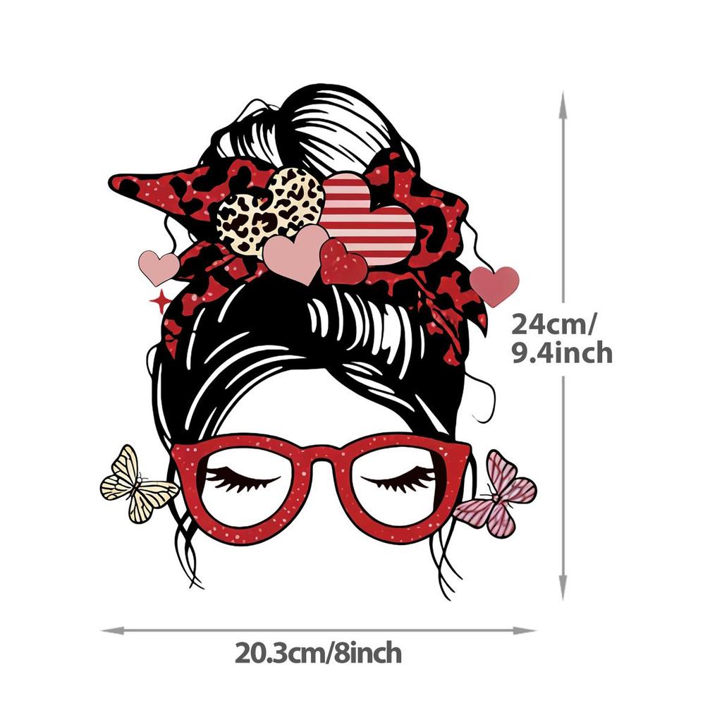 Valentinstag Schmelzkleber-Aufkleber, Kleidung Schmelzkleber-Aufkleber, T-Shirt-Aufkleber, DIY T-Shirt-Aufnäher, Kleidung Geschenke