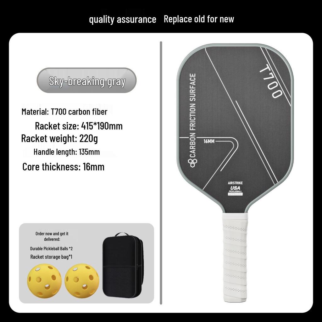 Carbon Fiber Pickleball Paddle Set for Adults & Children
