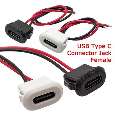 3A High Current Plug Socket Card Buckle Type-C Connector Female Socket USB-C Charger