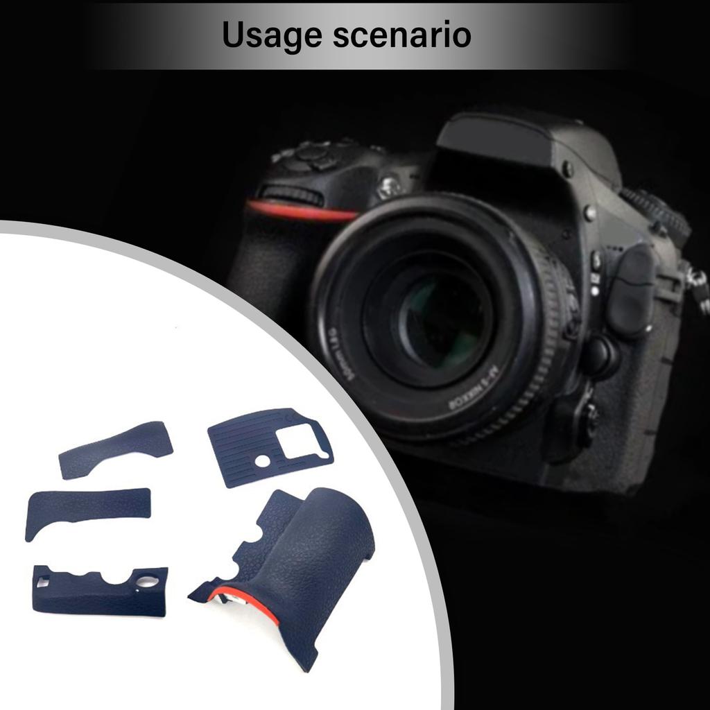 Gummigriff-Ersatzteil, Daumen-Rückabdeckung, selbstklebende Daumengriff-Gummiauflage, Ersatz für D810-Kamera