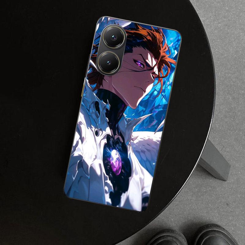 Aizen Sousuke Bleach Phone Case Cover for Xiaomi Poco X6 X5 X7 Pro F7 Ultra Redmi 15C 15 13C 13 12C 12 10C 10 10A 9C 9A 9T 9 Coq