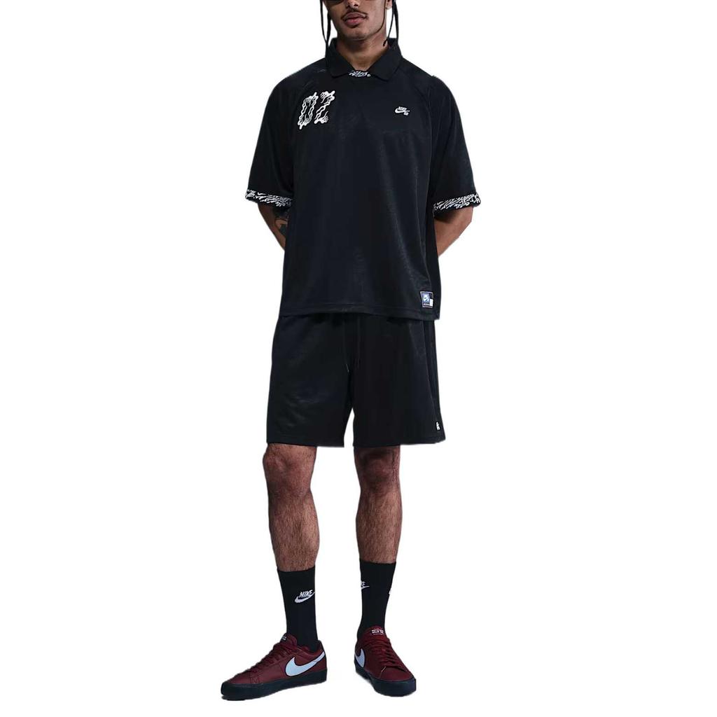 Nike Dri-Fit Sb Bequeme Mode Einfach Vielseitig Kurzarm Poloshirt Herren Tops Schwarz HJ2965-010