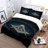 Masonic Symbol Design Bedding Set Bedding set (1 duvet cover, 2 pillowcases, duvet not included)