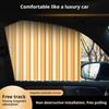Magnets Car Sunshade Curtain Universal Side Window Sliding Car Retractable Interior Track Shades Accessories Car Curtains Q9S2