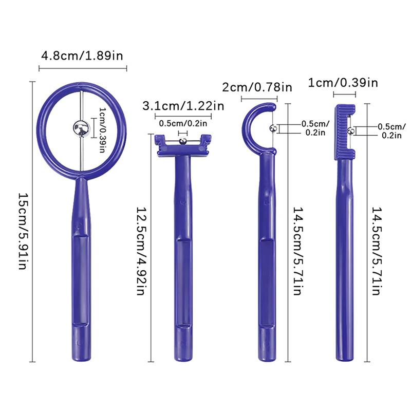Oral Muscle Exercise 4 Pcs Tongue Tip Trainers Speech Therapy Tools for Kids Pronunciation Correction