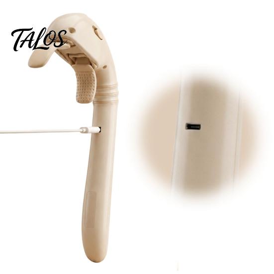Lightweight Massager for Post Workout Recovery Neck Shoulder with Long Handle, Cordless Rechargeable Deep Kneading Shiatsu Tension Handheld