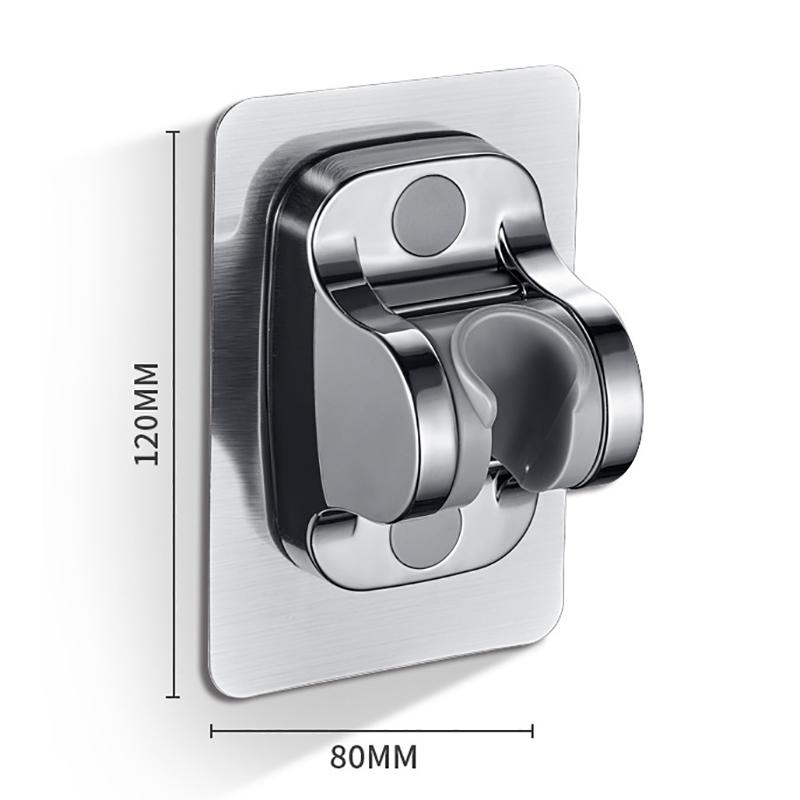 

1 шт. Универсальный держатель для душевой лейки, сильный клей, водонепроницаемый, регулируемый кронштейн для душа, основа, поддержка душевой лейки для ванной