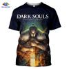 Yaz Erkek T-Shirt Moda 3D Baskı T Shirt Oyun Kadın Rahat Sokak Şıklığı Serin Spor Üst