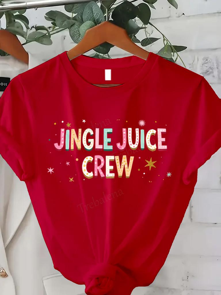 Women Tshirt Christmas Mimi Plaid TShirt for Women Festive Holiday Style
