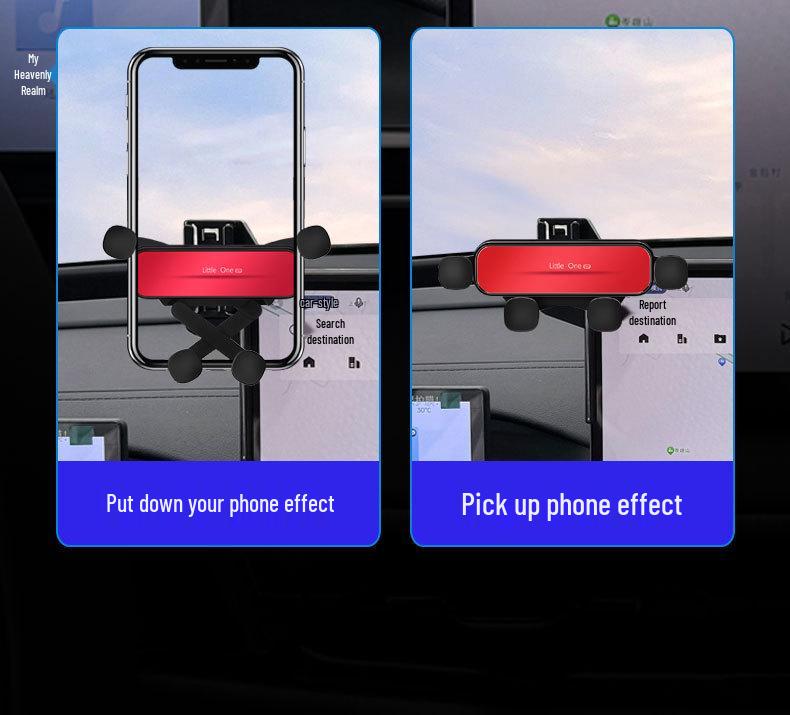 Phone holder/navigation bracket for 2025 Geely Xingyao 8, Boyue L, Galaxy A7 models, screen-compatible.