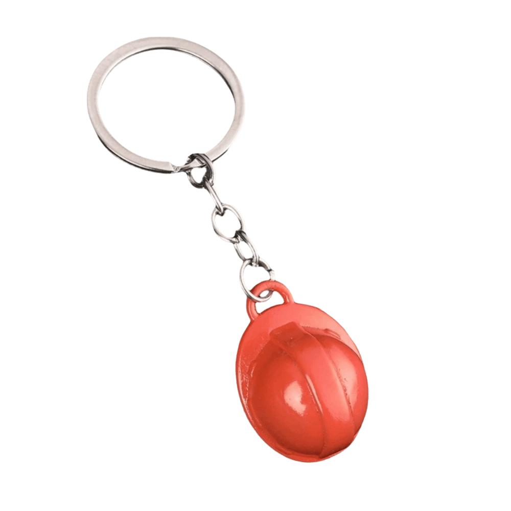 Key Ring Funny Safety Helmet Keychain Creative Friendship Hard Hat Pendant Mini Ornaments Bag Hanging Gifts