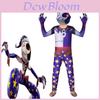 Sundrop Fnaf Clovn Cosplay Îmbrăcăminte Băieți Fete Body Mască Petrecere Salopetă Perfectă pentru Halloween Cosplay și Petreceri