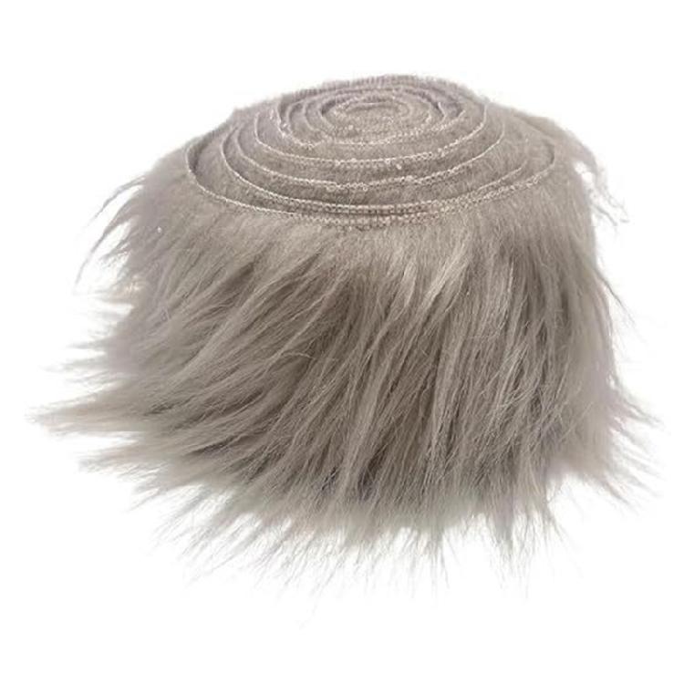 Unpainted Masquerades Mask Cats Face Mask for Halloween Including Furry Fabric Trim Net Cloth Adhesive Fabric