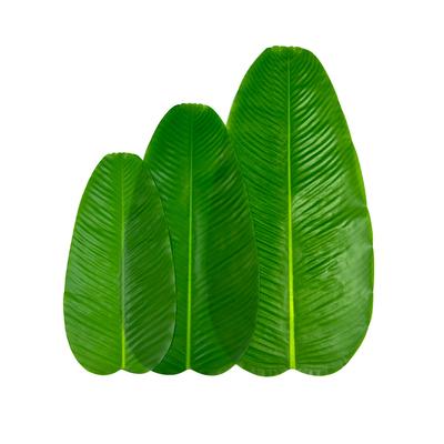 Artificial Plant False Leaf Single Leaf Banana Leaf Green Leaf Home Table Placemat Green Plant Decoration
