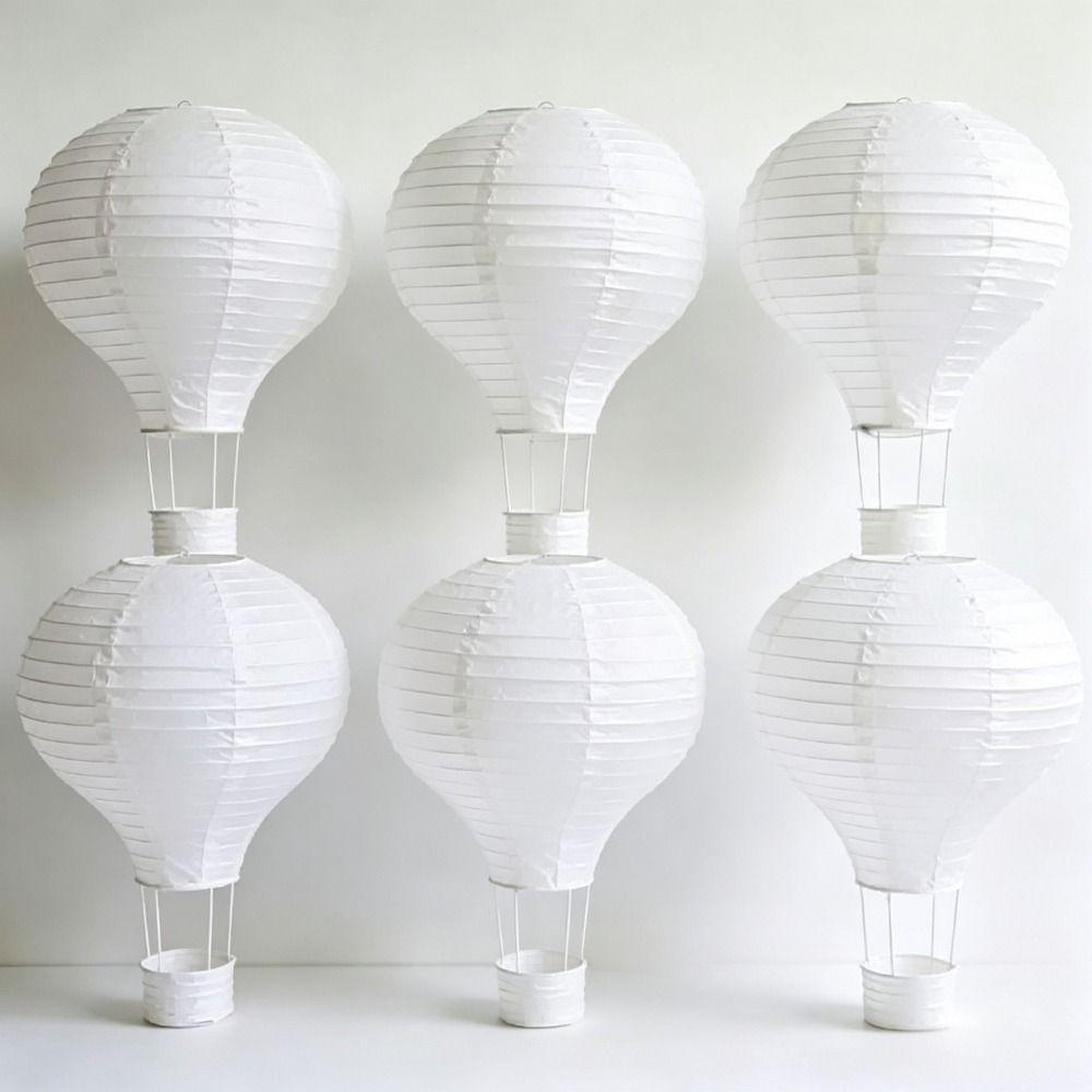 White Hot Air Balloon Lantern Versatile Wedding Decor Lantern  Wedding Decoration