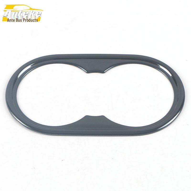 A3L Rear Armrest Cup Holder Stainless Steel Trim Ring