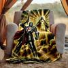 Kreuzritter Ritter Flanell Decke Weich Warm Ganzjahres Überwurf, Design für Camping, Autoreise, Wandern Sofa, Bett, Büro Perfektes Geschenk für Partys