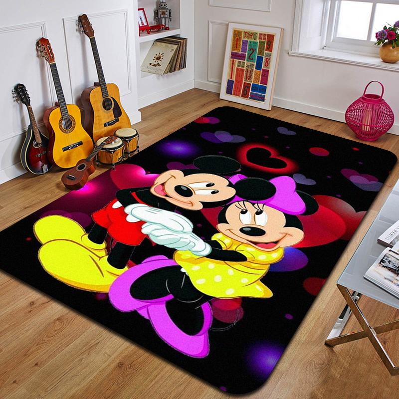 Tappeto Stampato D-Paperino Tappetino da Yoga alla Moda Tappeto Decorativo per Camera da Letto Tappetino Decorativo da Pavimento per Soggiorno Bagno Regalo di Compleanno 40x60cm