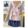 Schoolbag Cute Polka Dot Girl Schoolbag Junior High School Student Japanese Ins Large Capacity Transparent Backpack Pain Bag College Student Backpack
