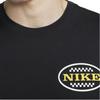 Nike Solid Pattern Logo Crew Neck T-Shirt Men Tops Black FD0127-010