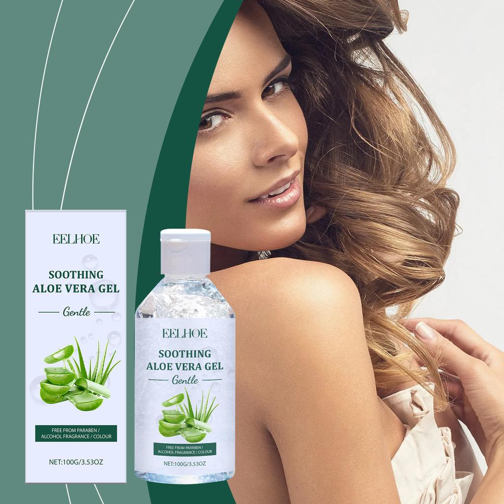 Aloe Vera Gel Hydrating Moisturizing Nourishing Care for Soft Glowing Skin Gentle Skincare