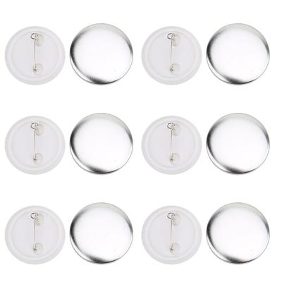 100 Sets 37mm Abzeichen Pin Button Teile Abzeichen Herstellung Lieferungen DIY Handwerk Materialien
