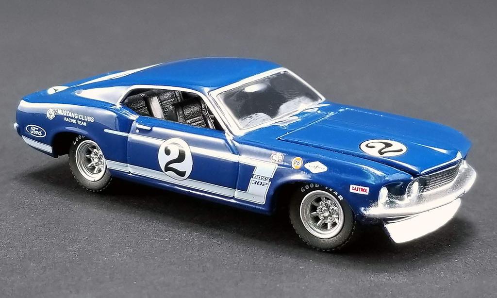 ACME Ford Ramp Truck Trans Am Mustang Gurney 1/64 F-350 & 1969#2 D.