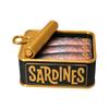 Cute Design Sardine Clicker Press Sound Device Sardine Tin Decompression Toy  Bag Accessory