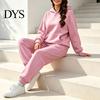Gym Workout Clothing Women's Two Piece Tracksuit Set, Long Sleeve Hoodie & High Waisted Soft Set Joggers Sweatpants, Casual Sportswear Matching Outfit