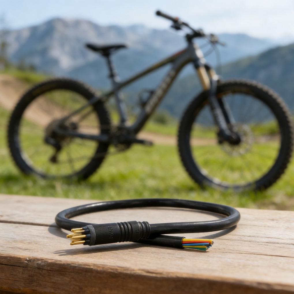 Cable de Motor para Ebike Conector de Bicicleta Eléctrica Cable Macho de 9 Pines