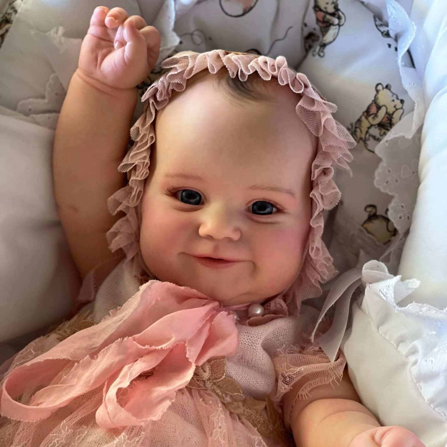 

BZDOLL 60 см 24 дюйма Реалистичная кукла-реборн с кровеносными сосудами, 3D-раскрашенная кожа, винил, для девочки, художественная кукла, ручная работа, подарок на день рождения для малыша cloth body doll