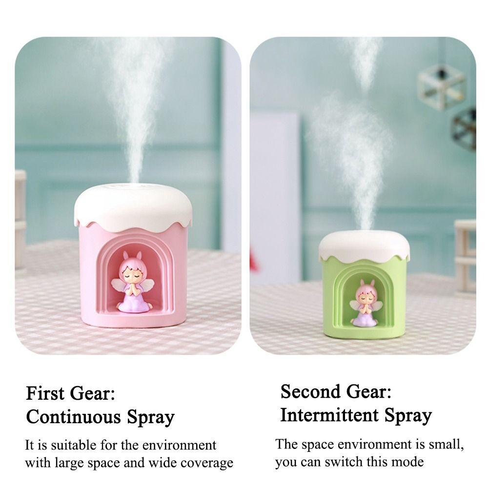 Household Mini Cute Humidifier Creative Cute Girl Air Humidifier  Desktop Decoration