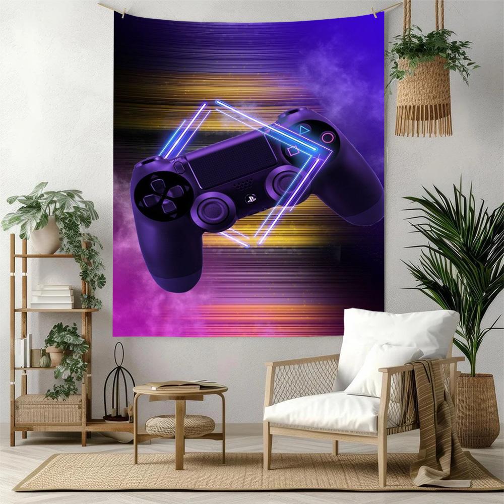 Gamepad Wall Decor Tapestry Art For Pet Memorial Birthdaywedding Party Backdrop Family Gift