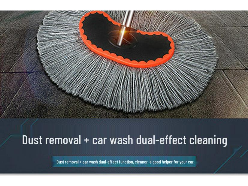 Balai et brosse télescopiques pour lavage de voiture avec long manche
