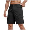 Hiking Cargo Shorts Mens Lightweight Quick-Dry Water-Resistant Short Pants with Multiple-Pockets Summer Shorts for Men