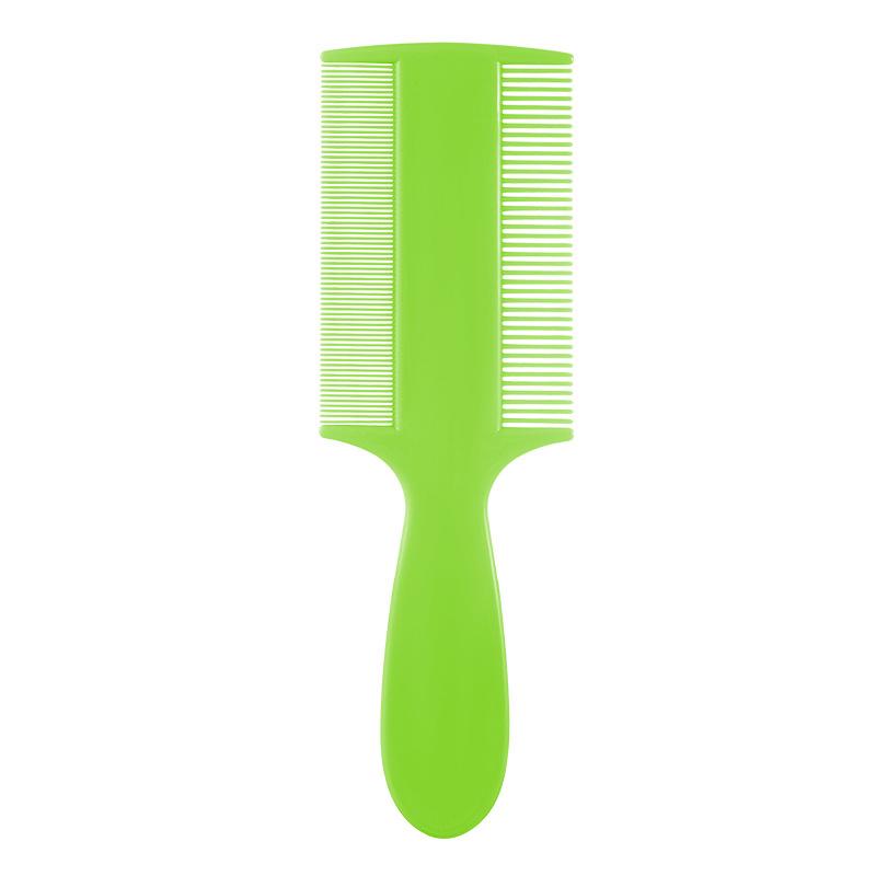 

Двусторонняя расческа от вшей, гребень с мелкими зубьями, массажная расческа для кожи головы, профессиональная решетка для удаления блох, сверхплотные зубцы для детей и домашних животных зелёный
