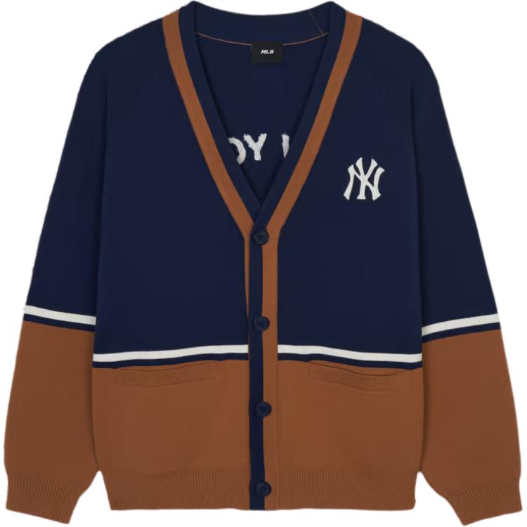 New MLB New York Yankees Knitwear Unisex Light Navy Blue 3AKCV0144-50NYL