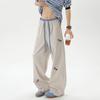 Amerikanische Dackel Patchwork Bedruckte Hose Herren 2026 Frühling und Sommer Neu Teenager Bodenlang Locker Gerade Freizeit Hose
