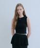 Odier Coin Cotton Basic Sleeveless - Black