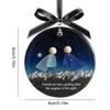 Friends Ornaments For Women 2D Acrylic Christmas Ornament Acrylic Friendship Pendant For Tree For Outdoor Windowsills Yard