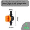6mm Garden Nozzle Fittings Hose Connection Internal Threaded Joint Anti-drip Connector Garden Irrigation System