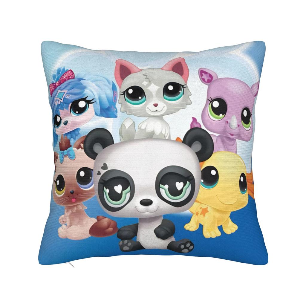 Littlest Pet Shop Pillow Covers Merchandise Printing Cushion Cover Decorative Pillow Case Cover Home Multi-Size