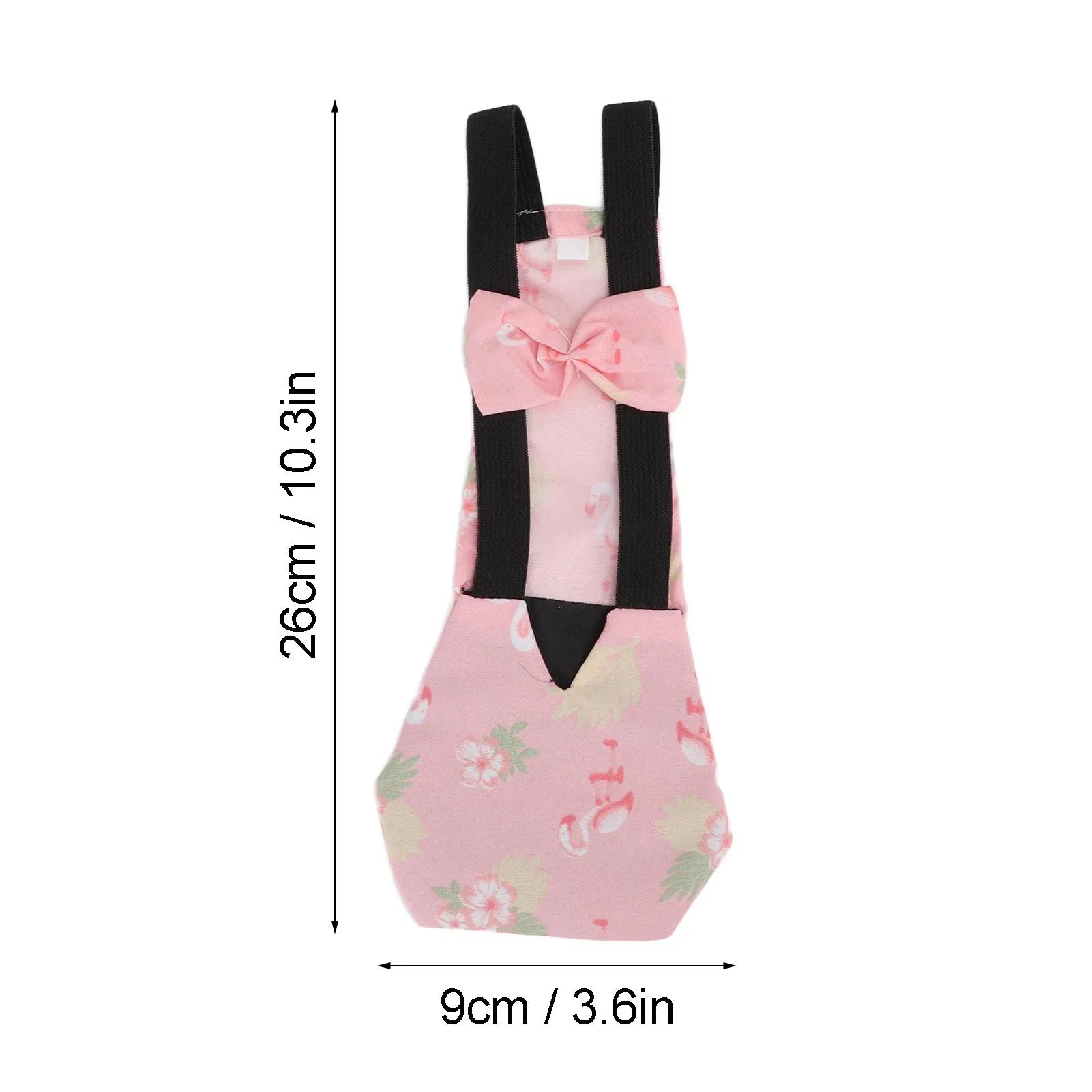 Farm Pet Diaper Goose Duck Chicken Poultry Duck Diaper Goose Diaper Lovely Adjustable Fabric Bow Knot Goose Duck Diaper