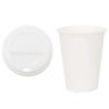 Vidaxl Papierowe Kubki Z Pokrywkami, 1000 Szt., 12Oz, 300Ml