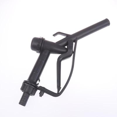 Plastic Manual Heavy Duty Fuel Nozzle Gun With Hook 25Mm / 20Mm 1" 3/4" Straight Spout -Diesel & Gasoline Nozzle