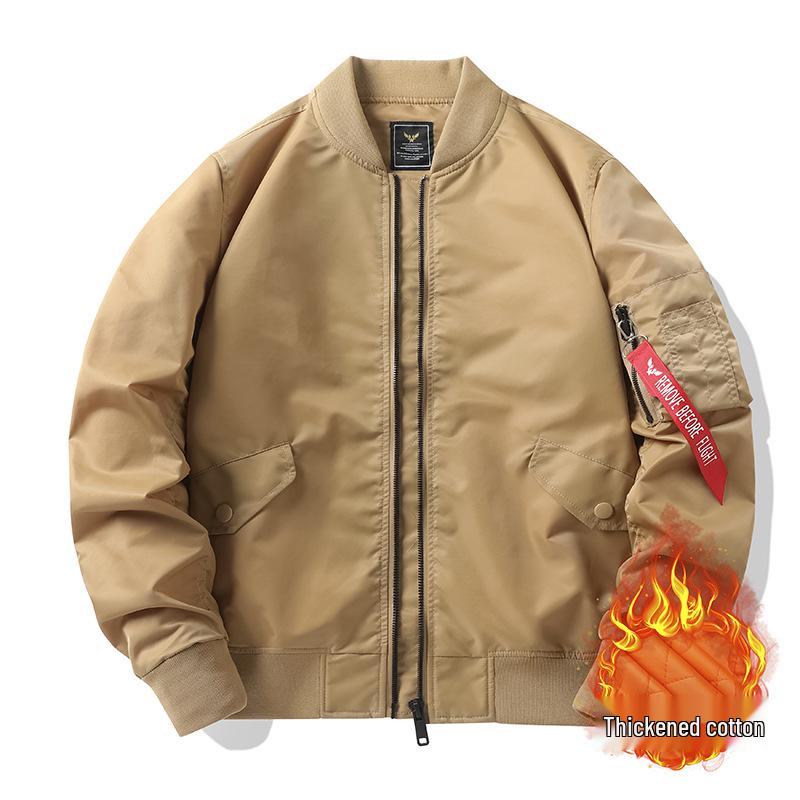 Herren Übergröße MA1 Air Force Bestickte Baseballjacke