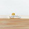 F136 Titanium Flower Peacock Crown Earrings, Long Studs for Cartilage Piercing, 1.2/1.0 Thickness