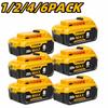 8.0Ah 20V Lithium-Ion Replacement Batteries for Dewalt Cordless Tools - Compatible with DCB200, DCB205, DCB206 & More