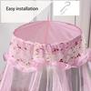 Princess Elegant Interior Decoration Mosquito Net Hanging Dome Palace Wind Surface Installation Tent Shading Net