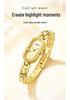 OFNS Pearl Women's Oval Bracelet Watch: Stylish, Unique, Elegant Quartz Watch for Women